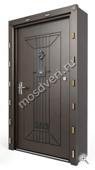 Трехконтурная входная дверь в квартиру TVK-02 - купить от производителя Мосдвери Трехконтурная входная дверь в квартиру TVK-02