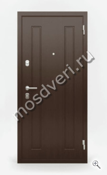 Дверь входная венге с серебрянной фурнитурой - купить от производителя Мосдвери Дверь входная венге с серебрянной фурнитурой